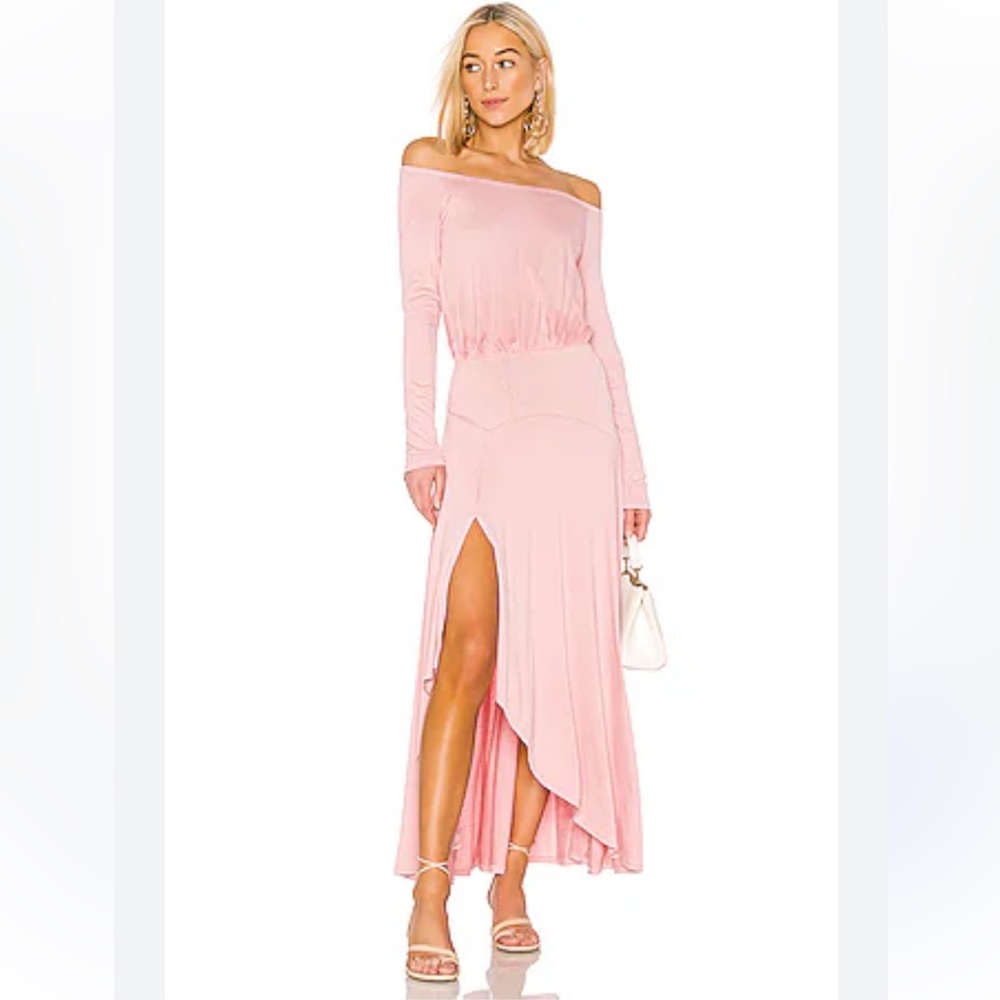 Free People Beach Juniper Maxi Dress Pink Blush Size Small
